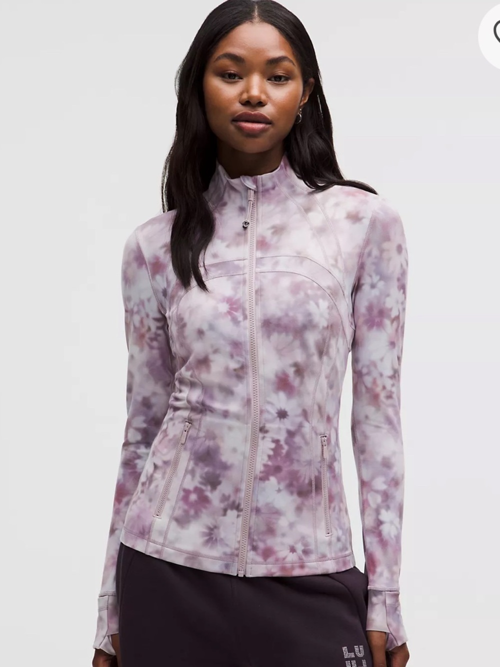 NWT Lululemon Nulu Define Jacket in Meadow Haze Pink Multi Size: 6